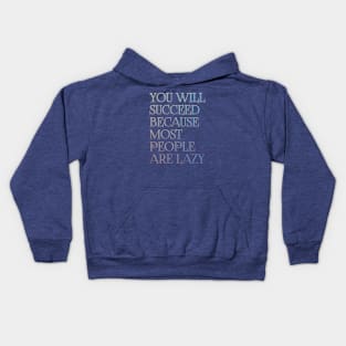 Work hard Kids Hoodie